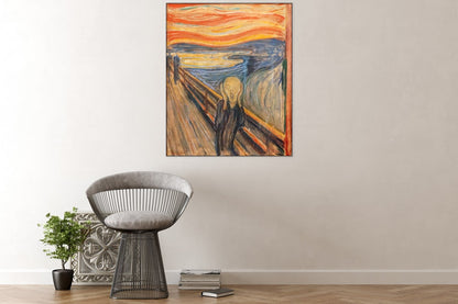 Peinture acoustique « Le Cri » – Edvard Munch, œuvre murale insonorisante
