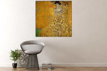 Peinture acoustique « Portrait d’Adèle Bloch-Bauer I » – Gustav Klimt, œuvre murale insonorisante