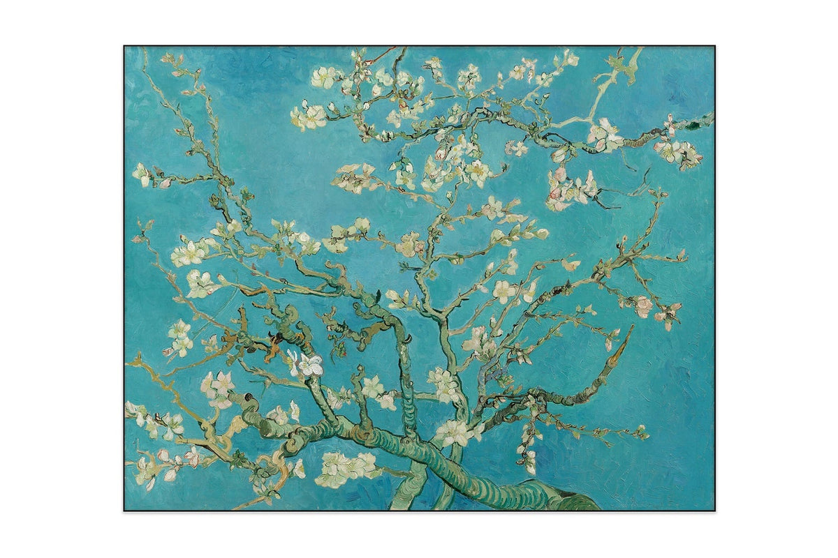 Tableau acoustique « Amandier en fleurs » – Vincent van Gogh, œuvre murale insonorisante