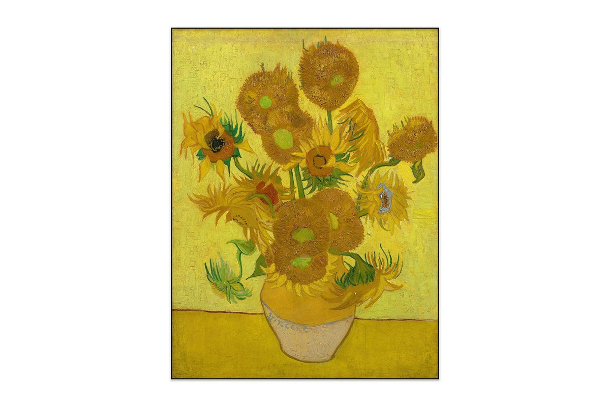 Tableau acoustique Tournesols – Vincent van Gogh, œuvre murale acoustique