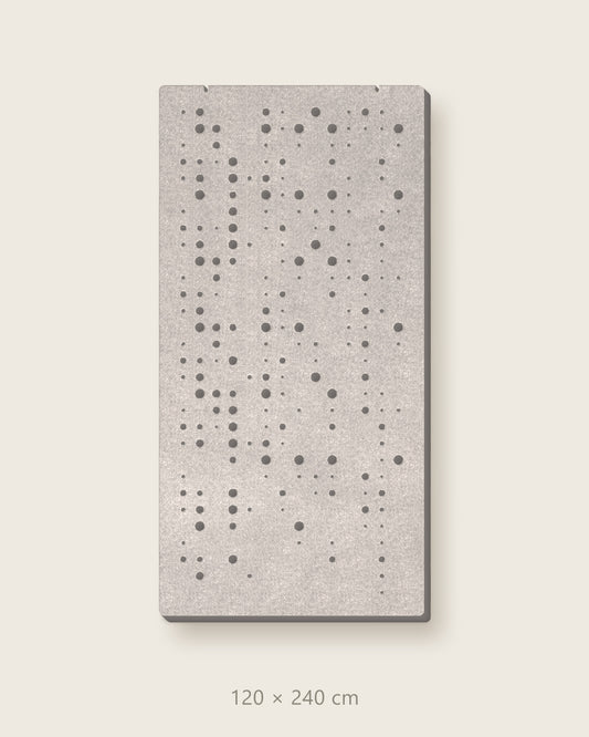 Roomdivider Dots – productfoto op effen achtergrond