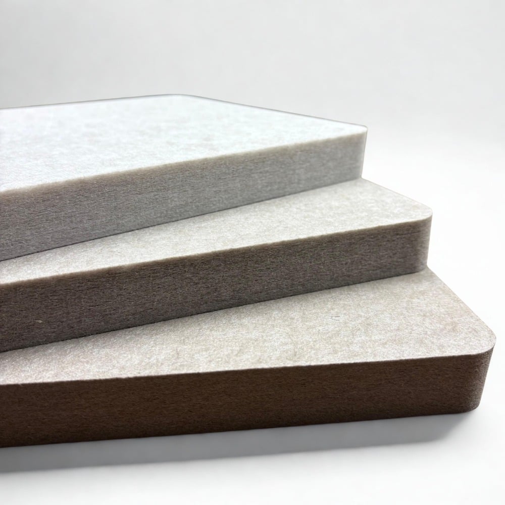 EASYfelt Panel 25 mm in de drie beigetinten