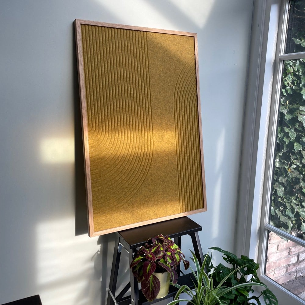 Kleur die de kamer kalmeert