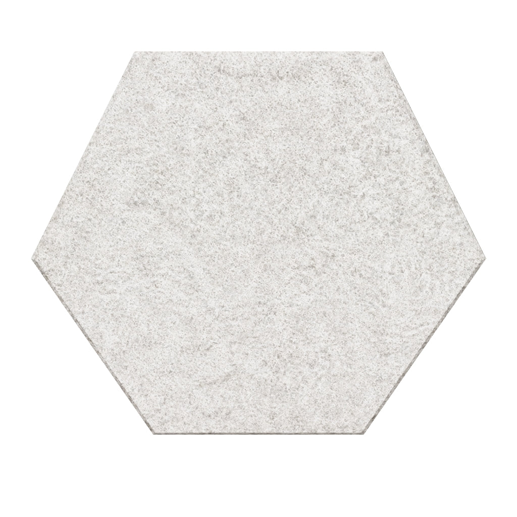 Stick Hex 3D – Light Beige – Medium – felt bevel